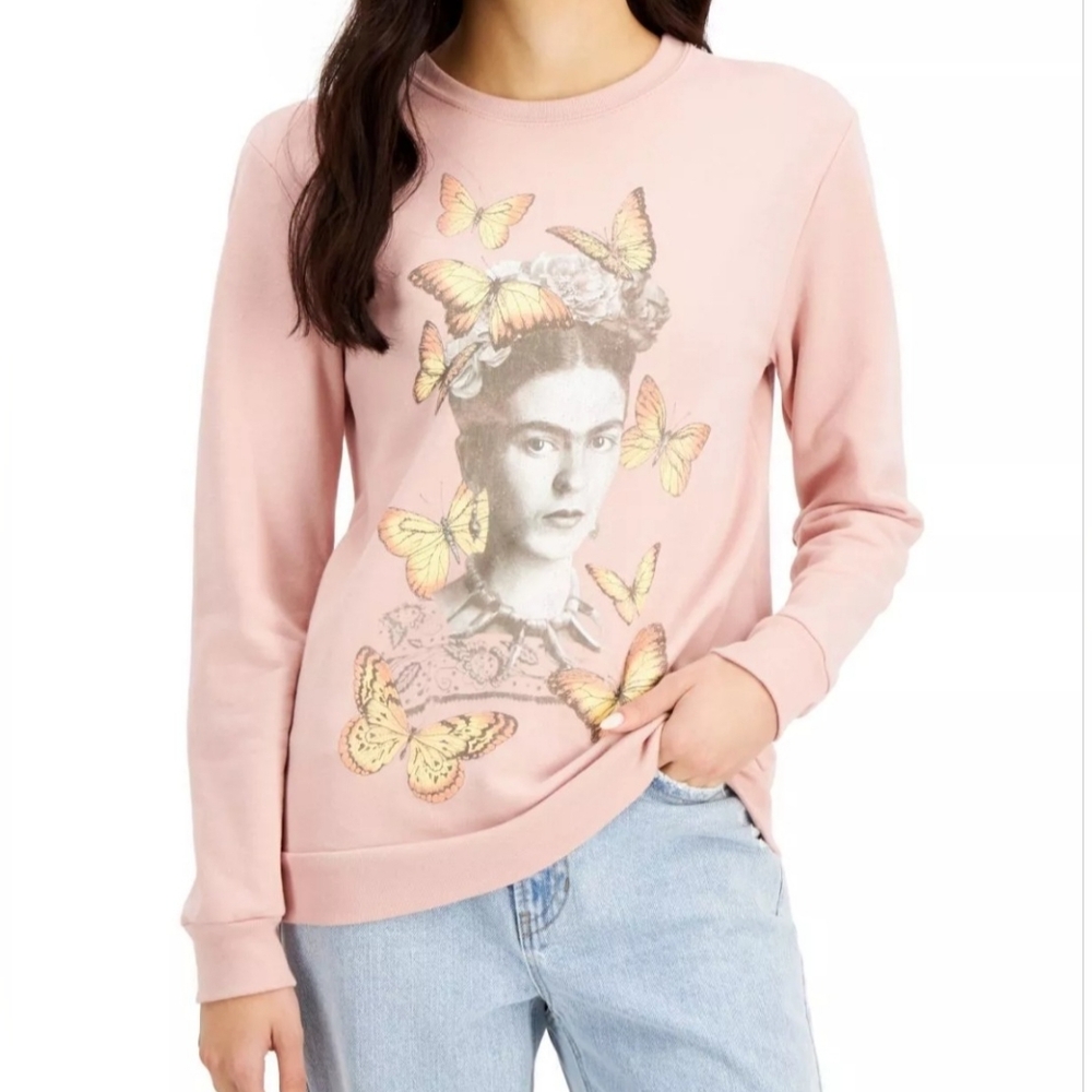 NWT Love Tribe Frida Kahlo graphic Sweatshirt  Size Small